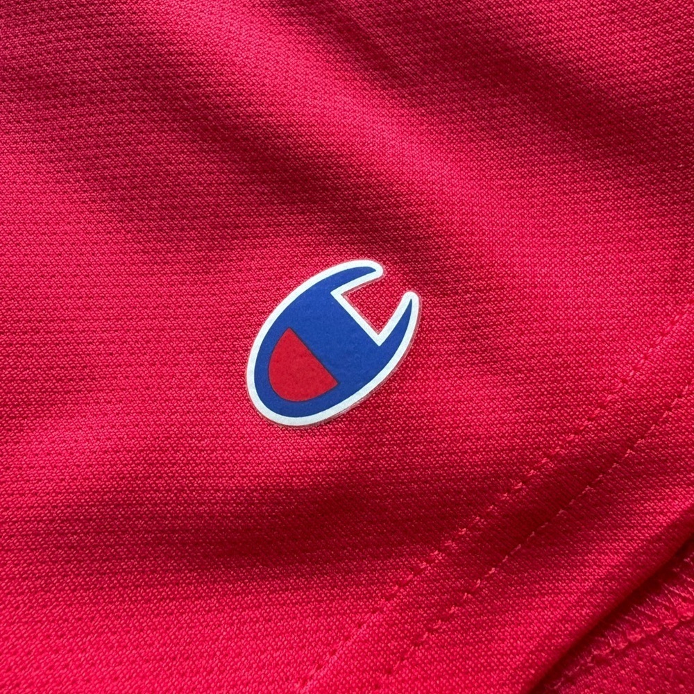 Champion Men’s Medium SS Red Polo Shirt with Georgia embroidery - Picture 6 of 9